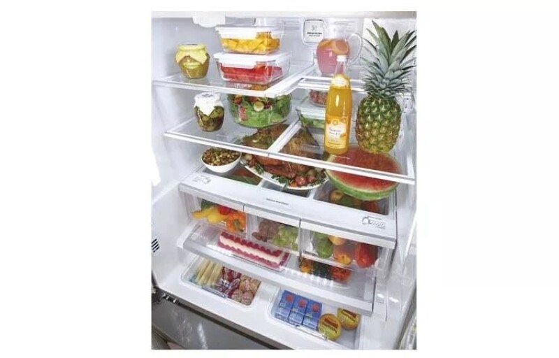 Mega-capacity 3 Door French Door Refrigerator With Smart Cooling Plus LFX33975ST