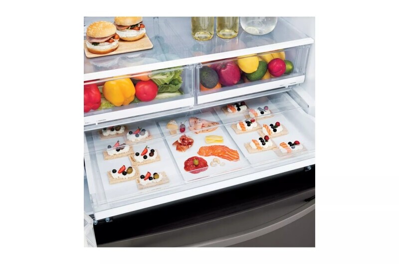 22 cu. ft. Smart wi-fi Enabled French Door Counter-Depth Refrigerator LFXC22526D