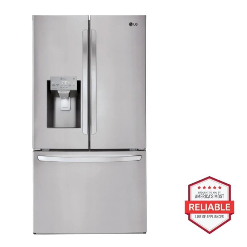 22 cu. ft. Smart wi-fi Enabled French Door Counter-Depth Refrigerator LFXC22526S