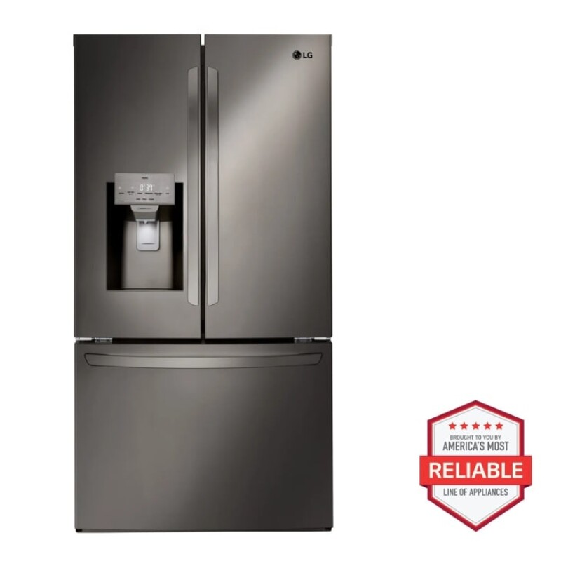 28 cu. ft. 3 Door French Door, Standard Depth Refrigerator with Dual Ice Makers LHFS28XBD