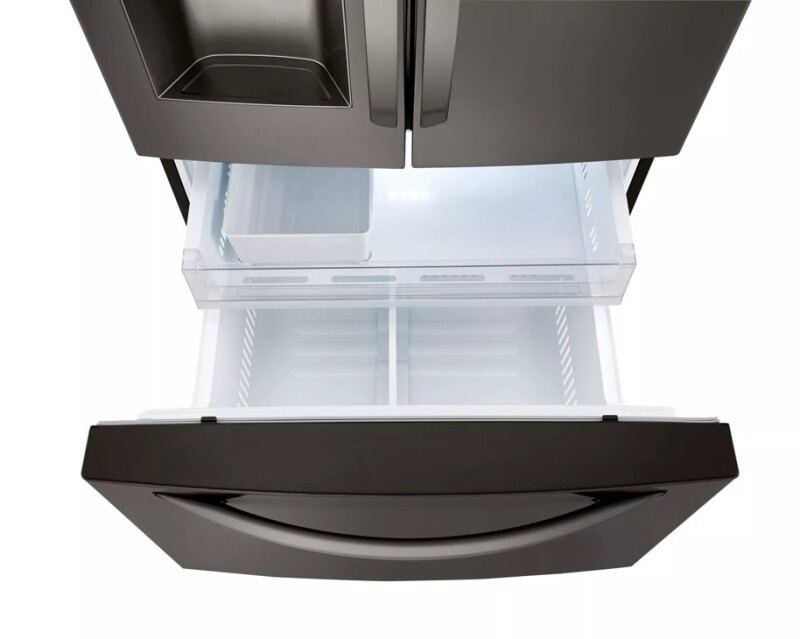 28 cu. ft. 3 Door French Door, Standard Depth Refrigerator with Dual Ice Makers LHFS28XBD