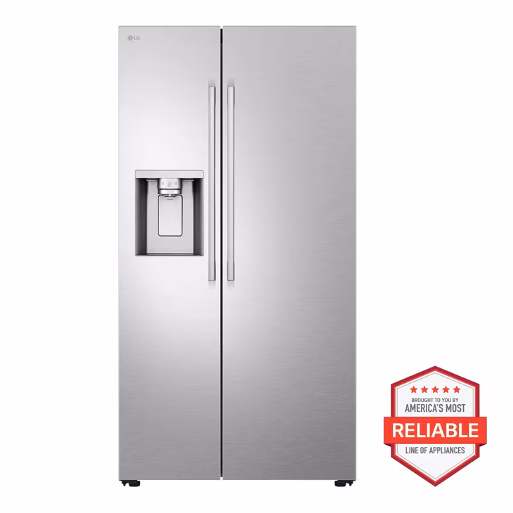 27 Cu. Ft. Smart Side-by-side Refrigerator With Smooth Touch Ice & Water Dispenser LL27T3530S