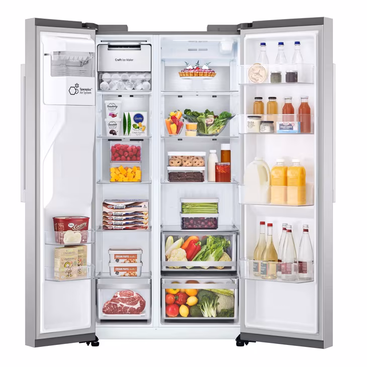 27 Cu. Ft. Smart Side-by-side Refrigerator With Smooth Touch Ice & Water Dispenser LL27T3530S