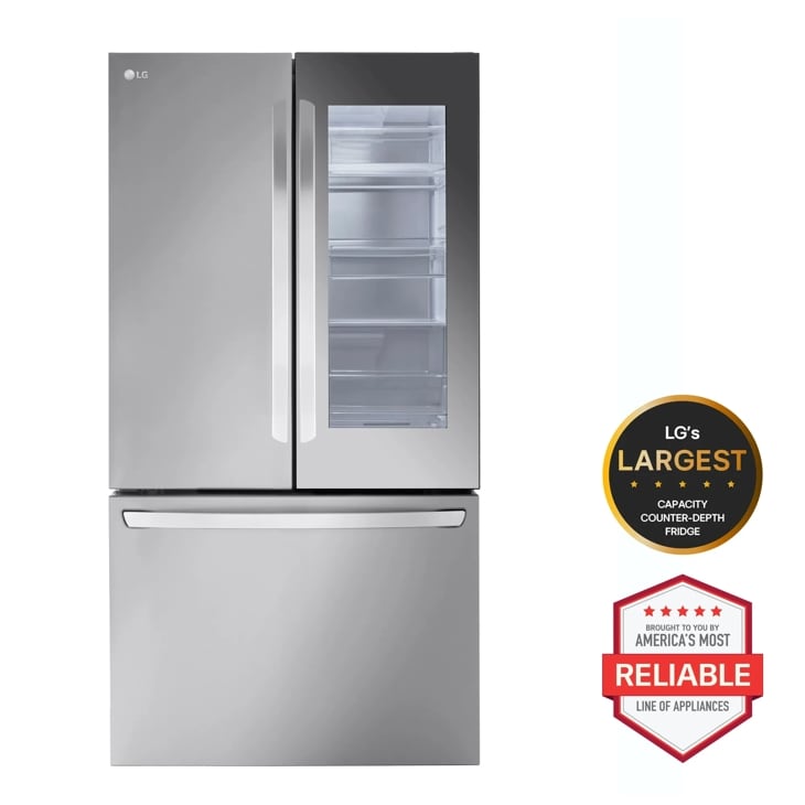 26.5 cu. ft. Smart Mirror InstaView® Counter-Depth MAX French Door Refrigerator LLFGC2706S