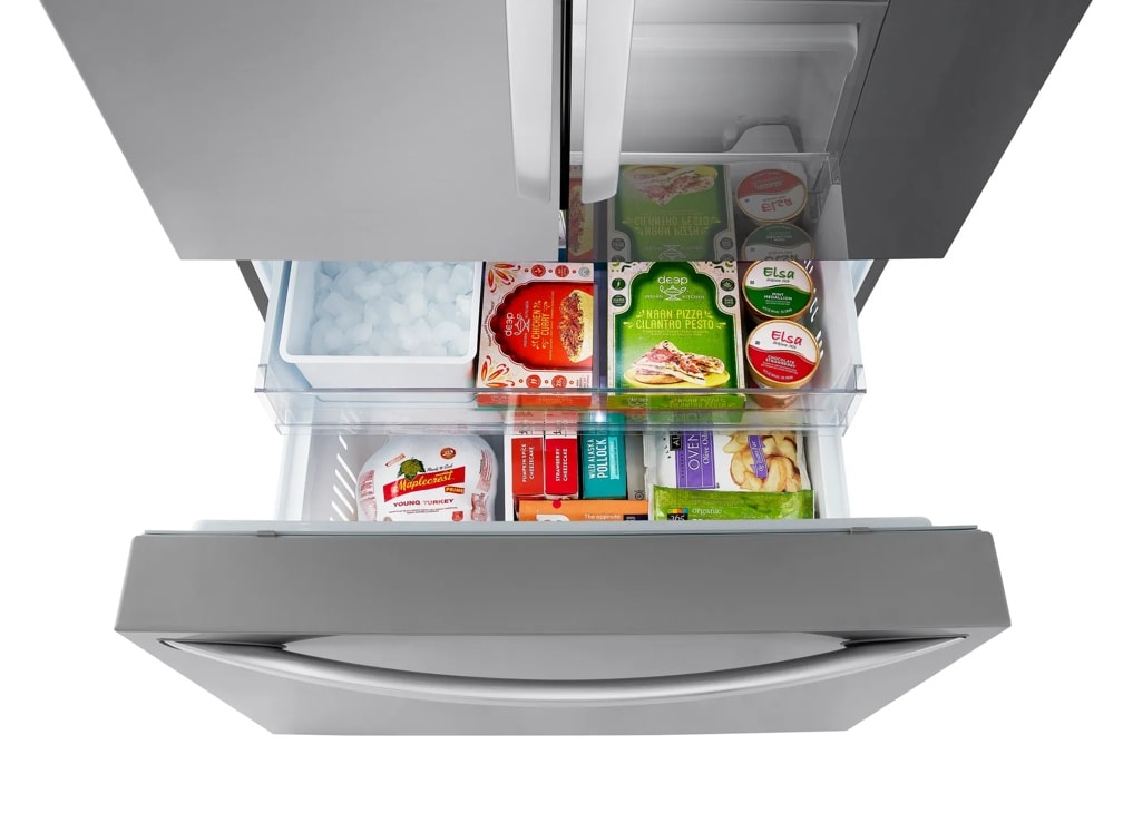 26.5 cu. ft. Smart Mirror InstaView® Counter-Depth MAX French Door Refrigerator LLFGC2706S