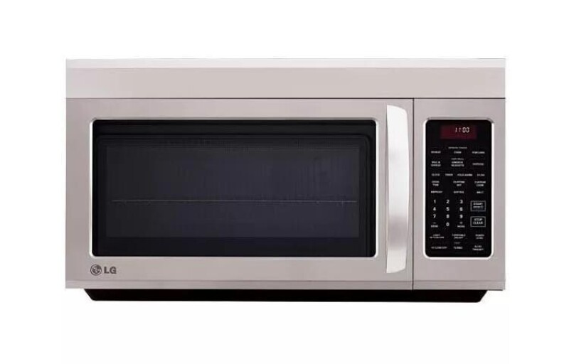 LG 1.8 cu. ft. Over the Range Microwave Oven Stainless Steel LMV1813ST Picture 1