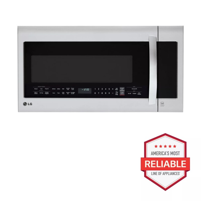 LG 2.0 cu. ft. Over-the-Range Microwave Oven with EasyClean® Stainless Steel LMVM2033ST Picture 1