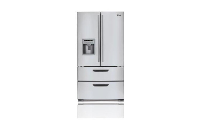 LG Large Capacity 4 Door French Door Refrigerator with Ice & Water Dispenser Stainless Steel LMX25964ST Picture 1