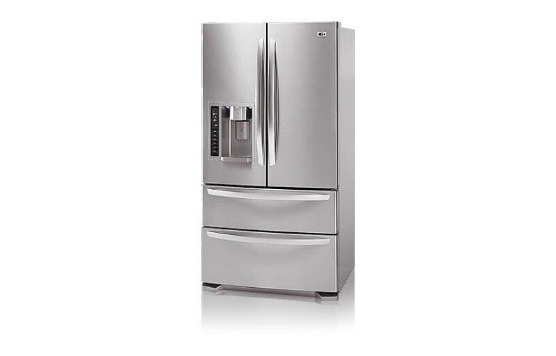 4-Door French Door Refrigerator with Ice and Water Dispenser (25 cu.ft.) LMX25981ST