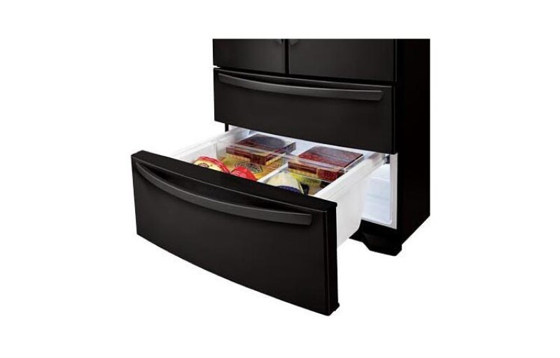 Large Capacity 4 Door French Door Refrigerator with Ice & Water Dispenser LMX25984SB