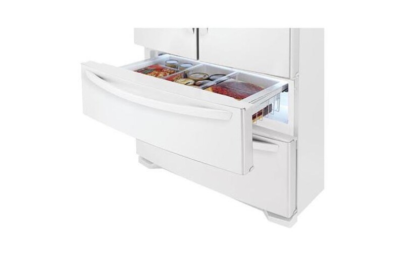 Large Capacity 4 Door French Door Refrigerator with Ice & Water Dispenser LMX25984SW