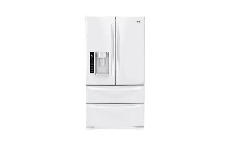 Large Capacity 4 Door French Door Refrigerator with Ice & Water Dispenser LMX25984SW