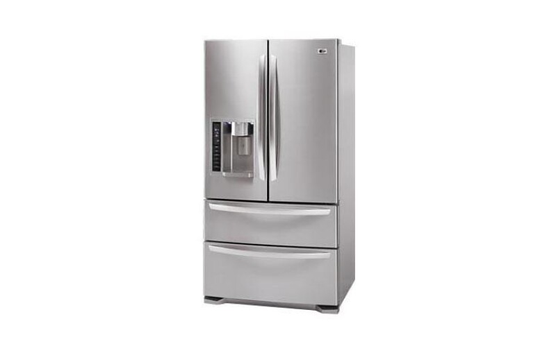 4-Door French Door Refrigerator with Ice and Water Dispenser (25 cu.ft.) LMX25985ST