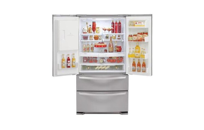 4-Door French Door Refrigerator with Ice and Water Dispenser (25 cu.ft.) LMX25985ST