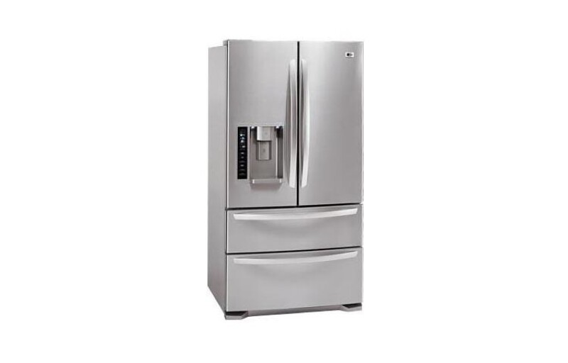 4-Door French Door Refrigerator with Ice and Water Dispenser (25 cu.ft.) LMX25985ST