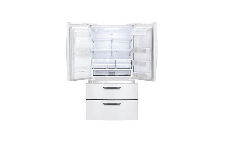 Large Capacity 4 Door French Door Refrigerator with Ice & Water Dispenser LMX25986SW