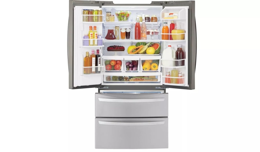 Ultra-large Capacity 4 Door French Door Refrigerator With Ice & Water Dispenser (fits A 33" Opening) LMX25988ST