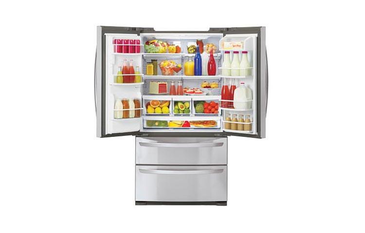 Ultra-Large Capacity 4 Door French Door Refrigerator with Ice & Water Dispenser LMX28988ST