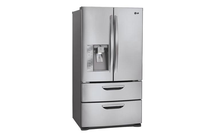 Super-Capacity 4 Door French Door Refrigerator with Double Freezer Drawers LMX31985ST