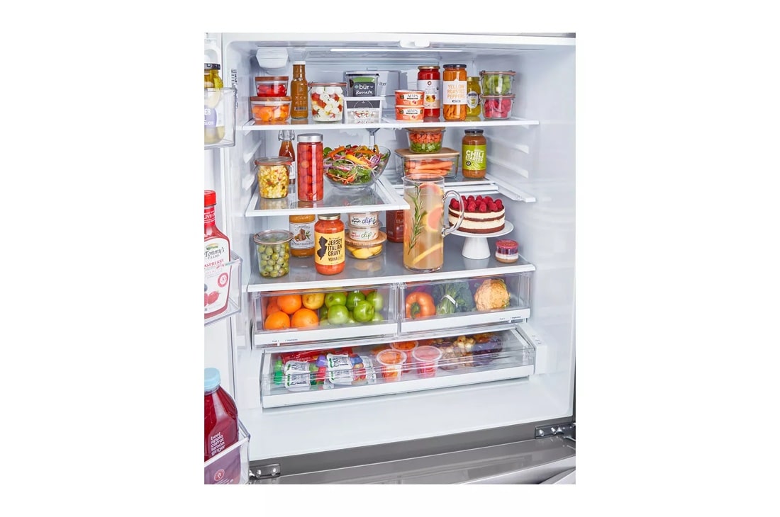 22 Cu Ft. Smart Counter Depth Double Freezer Refrigerator LMXC22626S