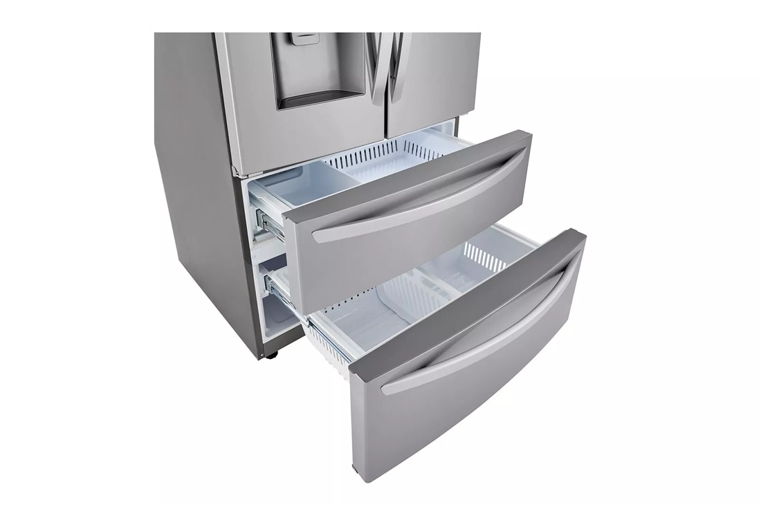 22 Cu Ft. Smart Counter Depth Double Freezer Refrigerator LMXC22626S
