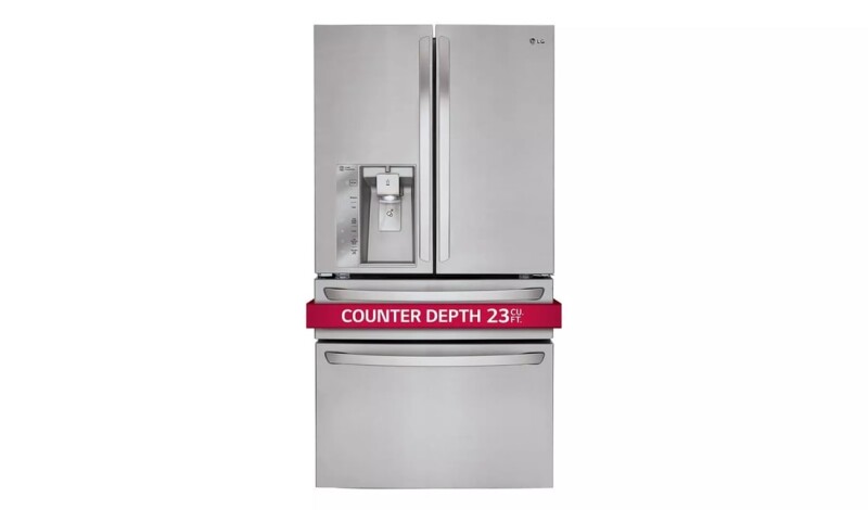 LG 23 cu. ft. French Door Counter-Depth Refrigerator Other LMXC23746S Picture 1