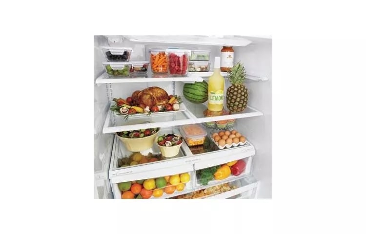27 cu.ft. Ultra-Capacity 4 Door French Door Refrigerator LMXS27626S
