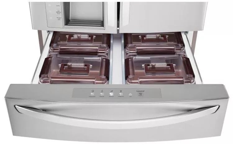 30 Cu.ft. Super Capacity 4-door French Door Refrigerator W/ Customchill™ Drawer And Kimchi Bins LMXS30756S