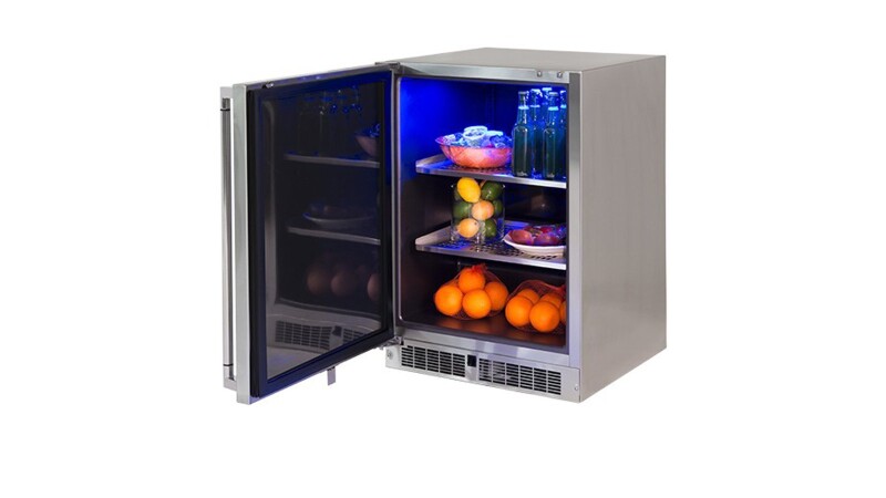 24" Professional OutdoorRefrigerator, Left Hinge LN24REFL