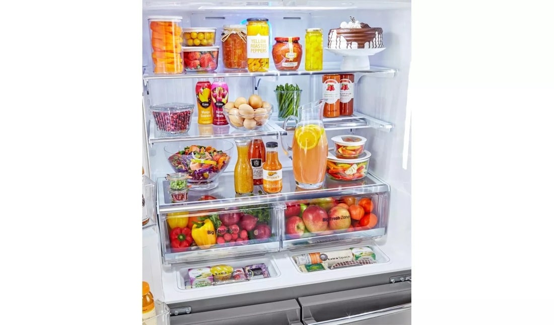 23 Cu. Ft. Smart Wi-fi Enabled French Door Counter-depth Refrigerator LNXC23726S