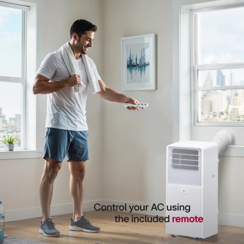 8,000 BTU (SACC) / 11,000 BTU (ASHRAE) Portable Air Conditioner, 350 Sq. Ft LP0825WFR