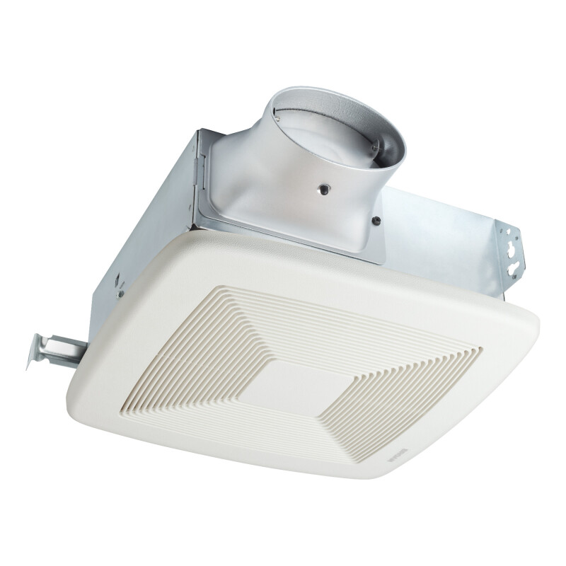 LoProfile 110 CFM Ceiling/Wall Exhaust Fan for Bathroom or Garage with 4 in. Oval Duct LP110