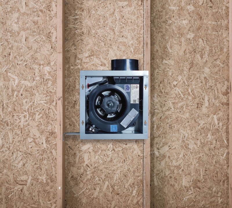 Lo-Profile 50/80/100 Selectable CFM Bathroom Exhaust Fan LP510R