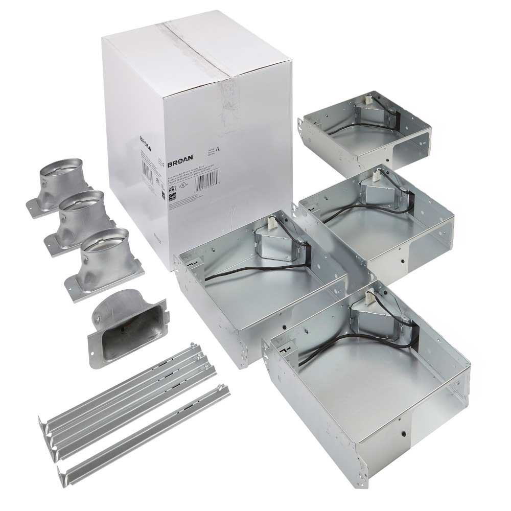 LoProfile™ 80 CFM Ventilation Fan Project Housing Pack, 1.0 Sones LP80H