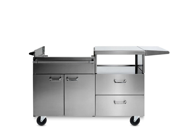 30" NAPOLI OUTDOOR OVEN ON MOBILE KITCHEN CART LPZAFLP