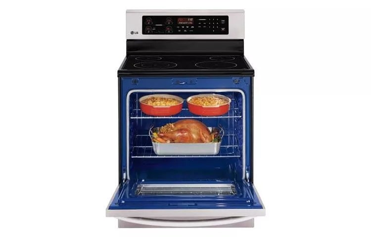 6.3 Cu. Ft. Capacity Electric Single Oven Range With 4 Cooktop Elements LRE3021ST