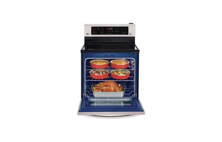 SmartThinQ™ 6.3 cu. ft. Capacity Electric Single Oven Range with Infrared Heating™ LRE3027ST