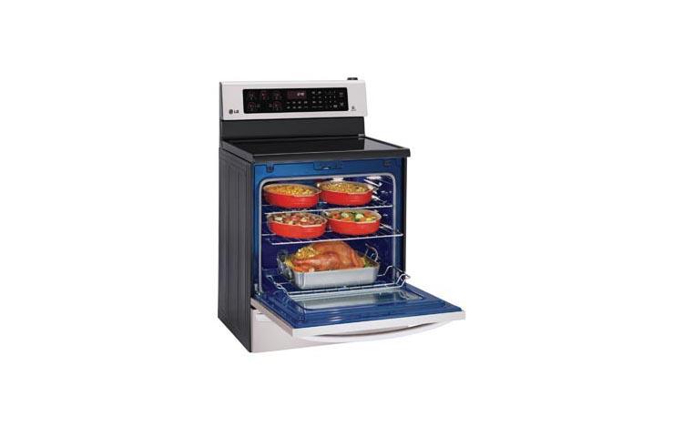 SmartThinQ™ 6.3 cu. ft. Capacity Electric Single Oven Range with Infrared Heating™ LRE3027ST