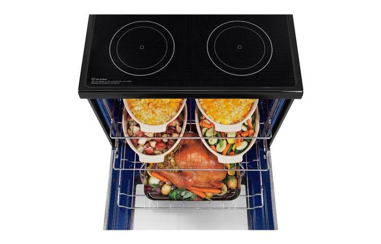 SmartThinQ™ 6.3 cu. ft. Capacity Electric Single Oven Range with Infrared Heating™ LRE3027ST
