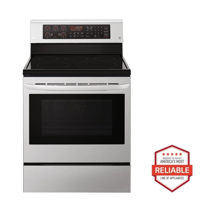 LG 6.3 cu. ft. Electric Single Oven Range with True Convection and EasyClean® Other LRE3194ST Picture 1