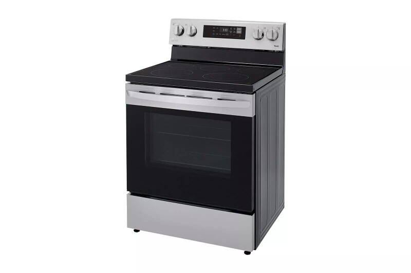 6.3 cu ft. Smart Wi-Fi Enabled Electric Range with EasyClean® view 3