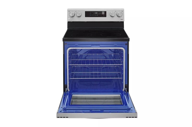 6.3 cu ft. Smart Wi-Fi Enabled Electric Range with EasyClean® view 8