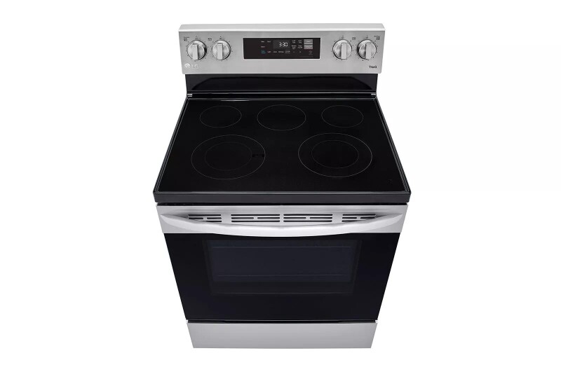 6.3 cu ft. Smart Wi-Fi Enabled Electric Range with EasyClean® view 5