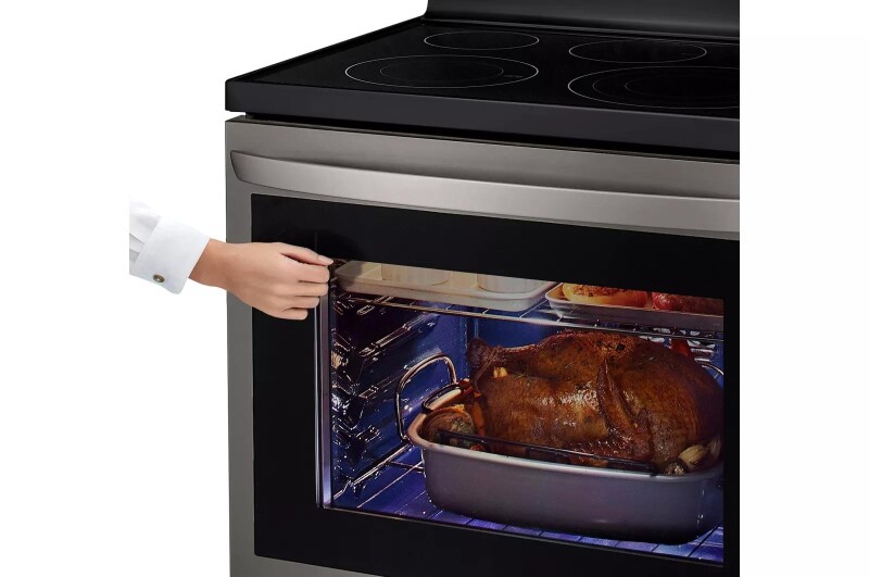 6.3 Cu. Ft. Smart Wi-fi Enabled True Convection Instaview® Electric Range With Air Fry LREL6325D