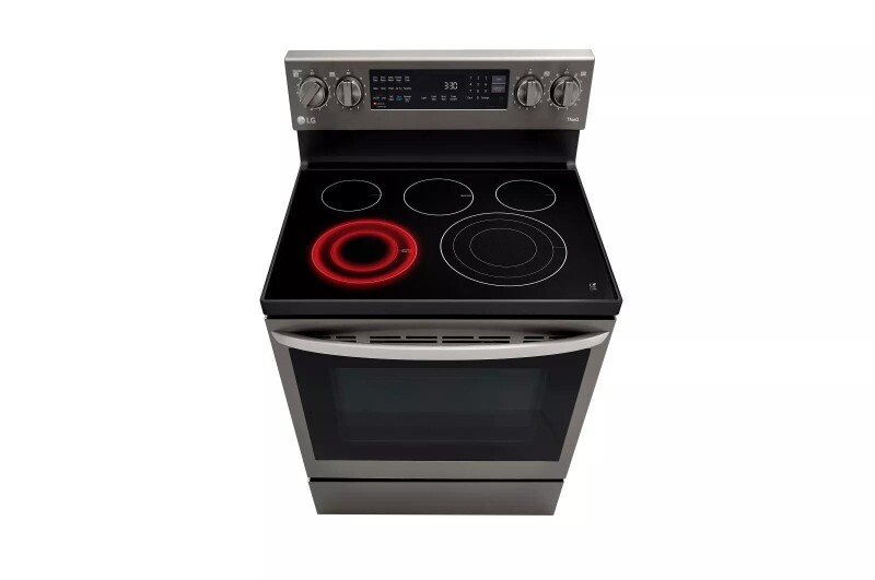 6.3 cu ft. Smart Wi-Fi Enabled True Convection InstaView® Electric Range with Air Fry LREL6325D
