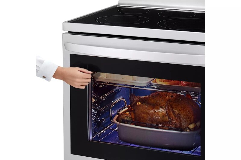 6.3 Cu. Ft. Smart Wi-fi Enabled True Convection Instaview® Electric Range With Air Fry LREL6325F