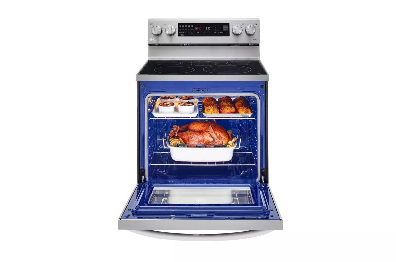 6.3 Cu. Ft. Smart Wi-fi Enabled True Convection Instaview® Electric Range With Air Fry LREL6325F