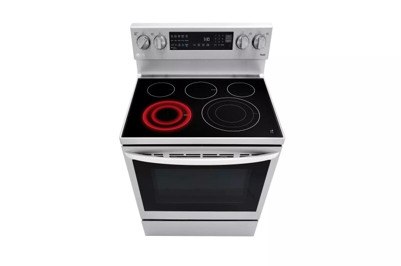 6.3 Cu. Ft. Smart Wi-fi Enabled True Convection Instaview® Electric Range With Air Fry LREL6325F