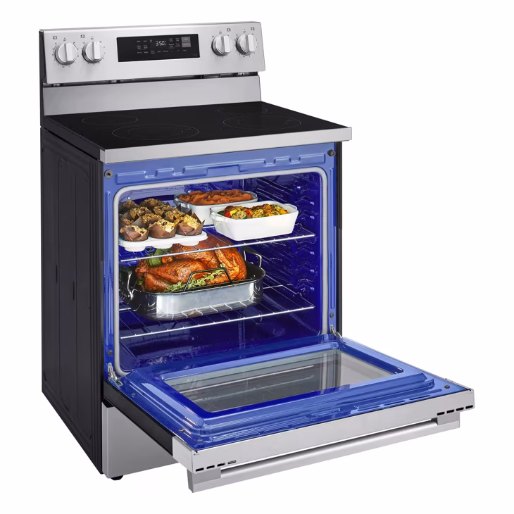 6.3 Cu. Ft. Smart Wi-fi Enabled Electric Range With Air Fry & Easyclean® LREN6321YE