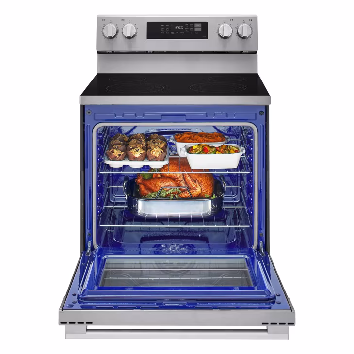 6.3 Cu. Ft. Smart Wi-fi Enabled Electric Range With Air Fry & Easyclean® LREN6321YE